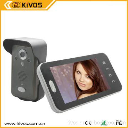 7 Inch Panel Door Phone Handfree Video Door Phone With Camera